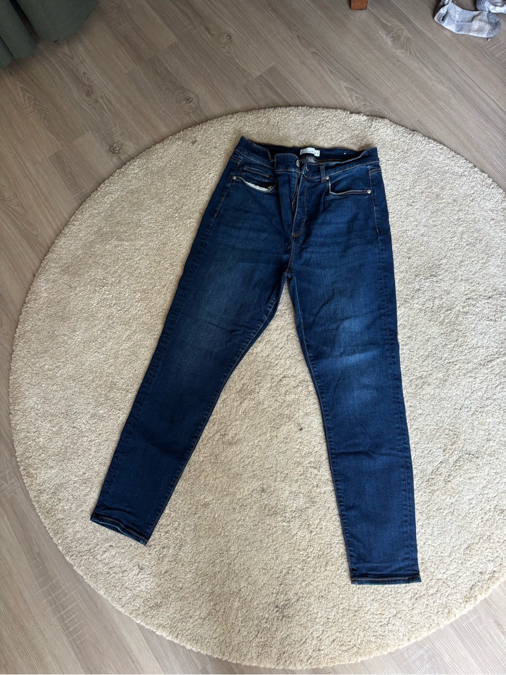 LOFT Women's Dark Indigo Skinny Jeans